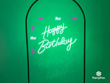 Happy Birthday Colour Changing Neon Sign for Hire - Premium Neon Signs from PartyPax - Just $120.00! Shop now at PartyPax