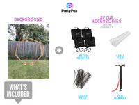 Timber Heptagon Backdrop For Hire - Premium Backdrop from PartyPax - Just $200.00! Shop now at PartyPax
